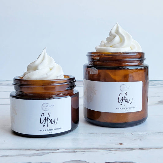 Glow Organic Body Butter Whipped Shea Butter & Raw Honey