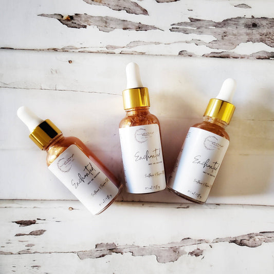 ENCHANTED Dry Oil Bronzer | Shimmering Body Oil