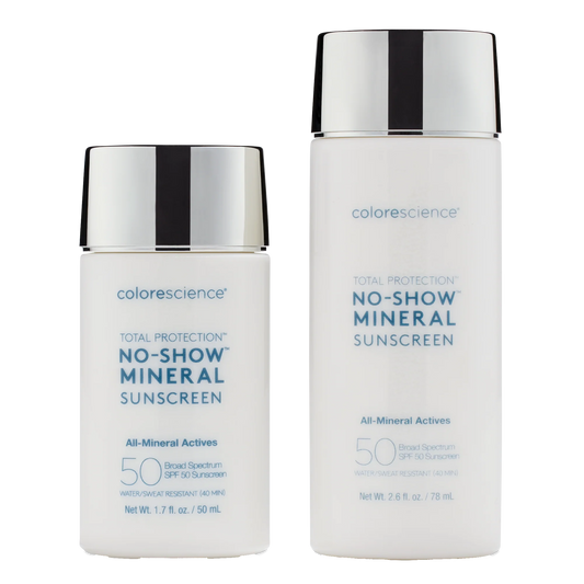 COMPLETELY SHEER, WHITE CAST-FREE SPF Total Protection® No-Show™ Mineral Sunscreen SPF 50